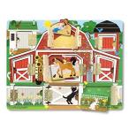 メリッサ&ダグ おもちゃ 知育玩具 4592 Melissa & Doug Hide and Seek Farm Wooden Activity Board Wit