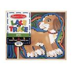 ショッピングメリッサ メリッサ&ダグ おもちゃ 知育玩具 3782 Melissa & Doug Lace and Trace Activity Set: Pets - 5 Wooden