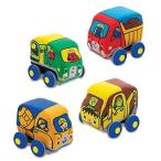 メリッサ&amp;ダグ おもちゃ 知育玩具 9221 Melissa &amp; Doug Pull-Back Construction Vehicles - Soft Baby