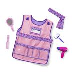  Melissa &amp;dag игрушка игрушечный 4847 Melissa &amp; Doug Hair Stylist Role Play Costume Dress-Up S