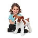メリッサ&ダグ おもちゃ おままごと 4867 Melissa & Doug Giant Jack Russell Terrier - Lifelike Stu