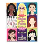 メリッサ&amp;ダグ おもちゃ 知育玩具 4195 Melissa &amp; Doug Make-a-Face Sticker Pad - Fashion Faces, 20