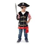 メリッサ&amp;ダグ おもちゃ おままごと 4848 Melissa &amp; Doug Pirate Role Play Costume Dress-Up Set Wit