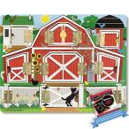 メリッサ&ダグ おもちゃ 知育玩具 FBA_BCC9NZ68 Melissa & Doug Farm_ Hide & Seek Wooden Magnet Acti