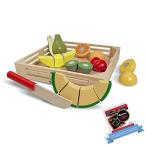  Melissa &amp;dag игрушка игрушечный BCC9557H0 Melissa &amp; Doug Cutting Fruit Set (18pcs): Wooden Pl