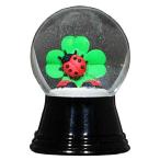 スノーグローブ 雪 置物 PR1275 Alexander Taron PR1275 Perzy Snowglobe-Clover with Ladybugs-2.5" H W x