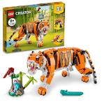 レゴ クリエイター 6379825 LEGO Creator 3 in 1 Majestic Tiger Building Set, Transforms from Tiger to Pa