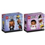 レゴ 673419344838 Lego Brickheadz Bride 40383 &amp; Groom 40384 Set (Choose Spouse Set) (Bride &amp; Groom)