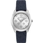 腕時計 ゲス GUESS GW0228L1 GUESS Women's Stainless Steel Quartz Watch with Leather Strap, Blue, 12 (Model