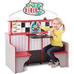 メリッサ&ダグ おもちゃ おままごと 3951 Melissa & Doug Double-Sided Wooden Star Diner Restaurant
