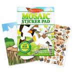 メリッサ&amp;ダグ おもちゃ 知育玩具 30162 Melissa &amp; Doug Mosaic Sticker Pad Nature (12 Color Scenes