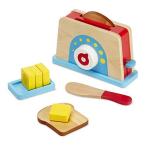 メリッサ&amp;ダグ おもちゃ おままごと 9344 Melissa &amp; Doug Bread and Butter Toaster Set (9 pcs) - Wo