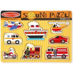 メリッサ&ダグ おもちゃ 知育玩具 725 Melissa & Doug Vehicles Sound Puzzle - Wooden Peg Puzzle Wit