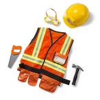  Melissa &amp;dag игрушка игрушечный 96020 Melissa &amp; Doug Construction Worker Costume Dress-Up Set