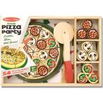 ショッピングmelissa メリッサ&ダグ おもちゃ おままごと 0167 Melissa & Doug Pizza Party Wooden Play Set & 1 Scratch A