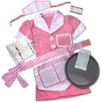  Melissa &amp;dag игрушка игрушечный 98236 Melissa &amp; Doug Waitress Role Play Costume Set (7 pcs) -