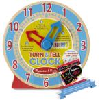 メリッサ&ダグ おもちゃ 知育玩具 4284 Turn & Tell Clock + 1 Melissa & Doug Scratch Art Mini-Pad B