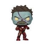 ファンコ FUNKO フィギュア 58178 Funko POP Marvel: What If? - Zombie Iron Man, Amazon Exclusive Glow i