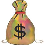 QZUnique ハンドバッグ カバン QZUnique Women's Big Capacity PU Hologram Laser Money Bag Design Purse H