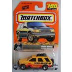 マッチボックス マテル ミニカー 96396-0910 Matchbox ON The Road Again Yellow Isuzu Rodeo #100