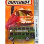 マッチボックス マテル ミニカー 1 Matchbox City Action Series #52 Routemaster Double Decker Bus G