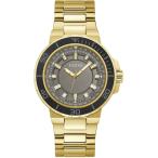 腕時計 ゲス GUESS GW0426G2 GUESS Men's Sport Diver-Inspired 44mm Watch ? Black Dial Gold-Tone Stainless