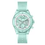 腕時計 ゲス GUESS GW0438L1 GUESS Ladies Sport Clear Multifunction 39mm Watch ? Transparent Turquoise Di