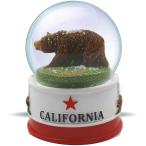 スノーグローブ 雪 置物 20074 California 3D Bear Snow Globe Water Globe Souvenir Ornament for Home ca