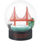 スノーグローブ 雪 置物 Golden Gate Bridge San Francisco Fog Snow Globe