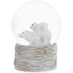 スノーグローブ 雪 置物 PM-74 Arctic Bears Mini Water Snow Globe: Polar Bear Family Delight