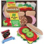 メリッサ&ダグ おもちゃ おままごと 3954 Melissa & Doug Sandwich Felt Food - Play Food Set + Free