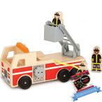 メリッサ&ダグ おもちゃ おままごと 9391 Melissa & Doug Wooden Fire Truck & 1 Scratch Art Mini-Pa