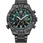 腕時計 シチズン 逆輸入 AT8227-56X Citizen Men's Eco-Drive Promaster Navihawk A-T Watch, Green Dial,