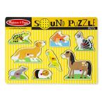 ショッピングメリッサ メリッサ&ダグ おもちゃ 知育玩具 6073520 Melissa & Doug Zoo Pet Animals Sound Puzzle ? 8-Piece