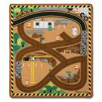 メリッサ&amp;ダグ おもちゃ 知育玩具 9407 Melissa &amp; Doug Round the Construction Zone Work Site Rug Wi