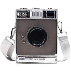 Yahoo! Yahoo!ショッピング(ヤフー ショッピング)QZUnique ハンドバッグ カバン QZUnique Women's Retro PU Camera Shaped Snapshot Casual Cross body Shoul