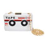 Yahoo! Yahoo!ショッピング(ヤフー ショッピング)QZUnique ハンドバッグ カバン GBD-YF-Y0135-baise QZUnique Tape Shaped Shoulder Bag Radio Recorder PU C