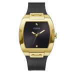 腕時計 ゲス GUESS GW0386G3 GUESS Men's Trend Casual Tonneau Diamond 43mm Watch ? Black Dial Gold-Tone S