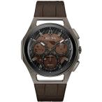 腕時計 ブローバ メンズ 98A231 Bulova Men's Chronograph Quartz Watch with Leather Strap 98A231