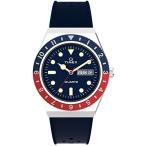 腕時計 タイメックス レディース TW2V321007U Timex Men's Q 38mm Watch - Blue Dial Stainless Steel