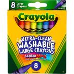 クレヨラ アメリカ 海外輸入 52-3280 Crayola 52-3280 Large Crayola Washable Crayons 8 Pack