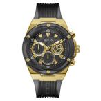 腕時計 ゲス GUESS GW0425G1 Guess Men's Sport Multifunction 46mm Watch ? Black Dial Gold-Tone Stainless