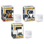 ファンコ FUNKO フィギュア walle3 Funko Pop - Disney Pixar - Wall-E, Eve, and Mo Figures - in Pop Prot