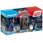 プレイモービル ブロック 組み立て 70908 Playmobil Starter Pack Bank Robbery