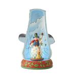 ショッピングsnowman エネスコ Enesco 置物 インテリア 6011965 Snowman in Hat Lighted Rotator