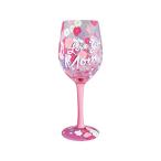 エネスコ Enesco 置物 インテリア 4057886 Enesco Wine Glass I Love You Mom, STD, Multicolor