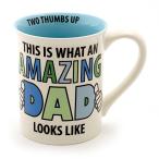 エネスコ Enesco 置物 インテリア 4057635 Our Name is Mud ”Amazing Dad” Stoneware Coffee Mug, 16