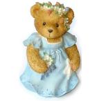 エネスコ Enesco 置物 インテリア 476323 Cherished Teddies Collection Bridesmaid Figurine