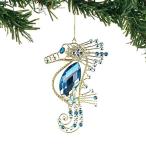 エネスコ Enesco 置物 インテリア 6003943 Enesco Coast Jeweled Metal Seahorse Ornament
