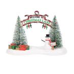 デパートメント56 Department 56 置物 6007268 Department 56 Snow Village Accessories Welcome to Christm